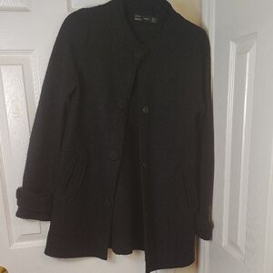 Zara Black Wool